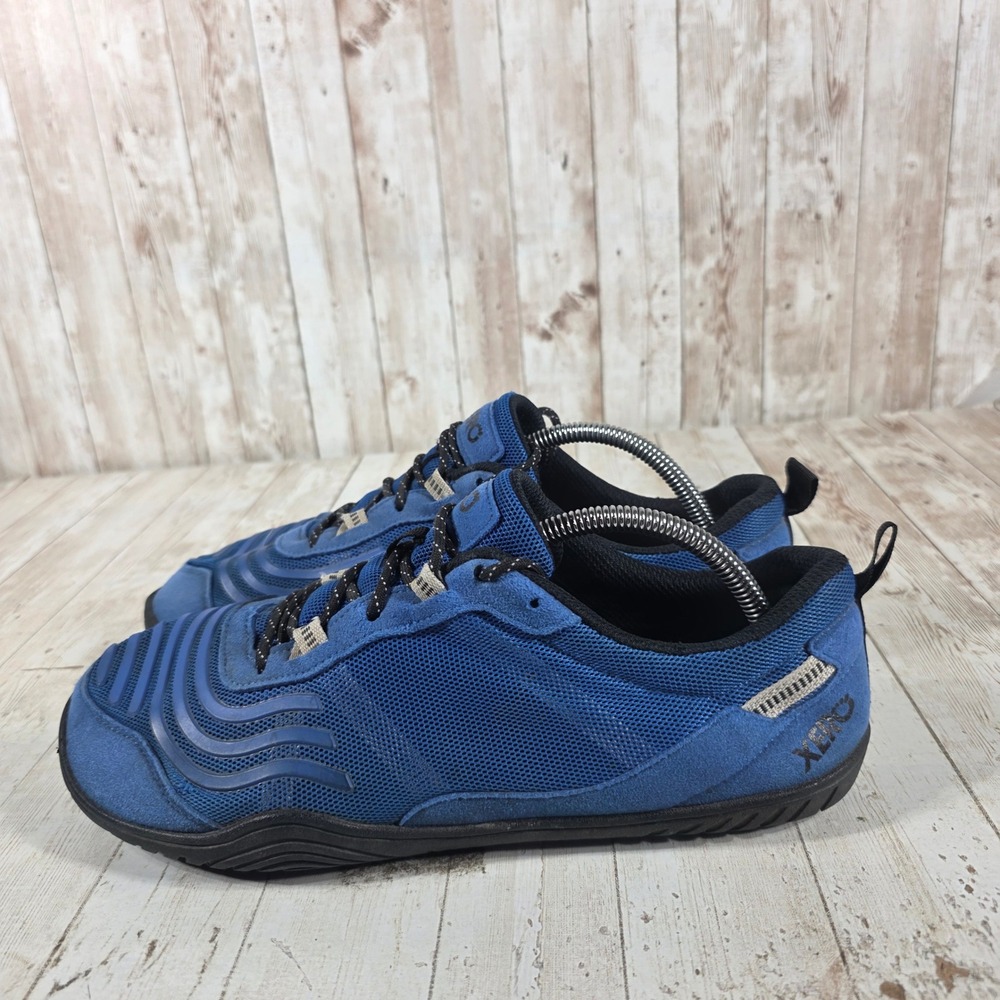 Xero Shoes Prio Mens 10.5 Blue Barefoot Minimalist Running Fitness Sneakers - Picture 4 of 8